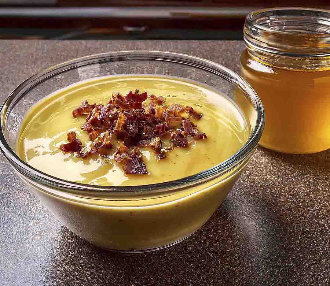 Hot Honey Mustard Salad Dressing