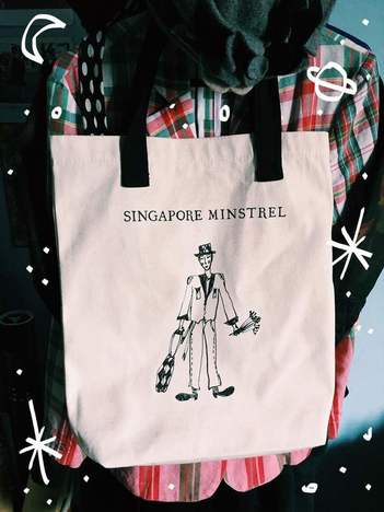 Singapore Minstrel tote bag