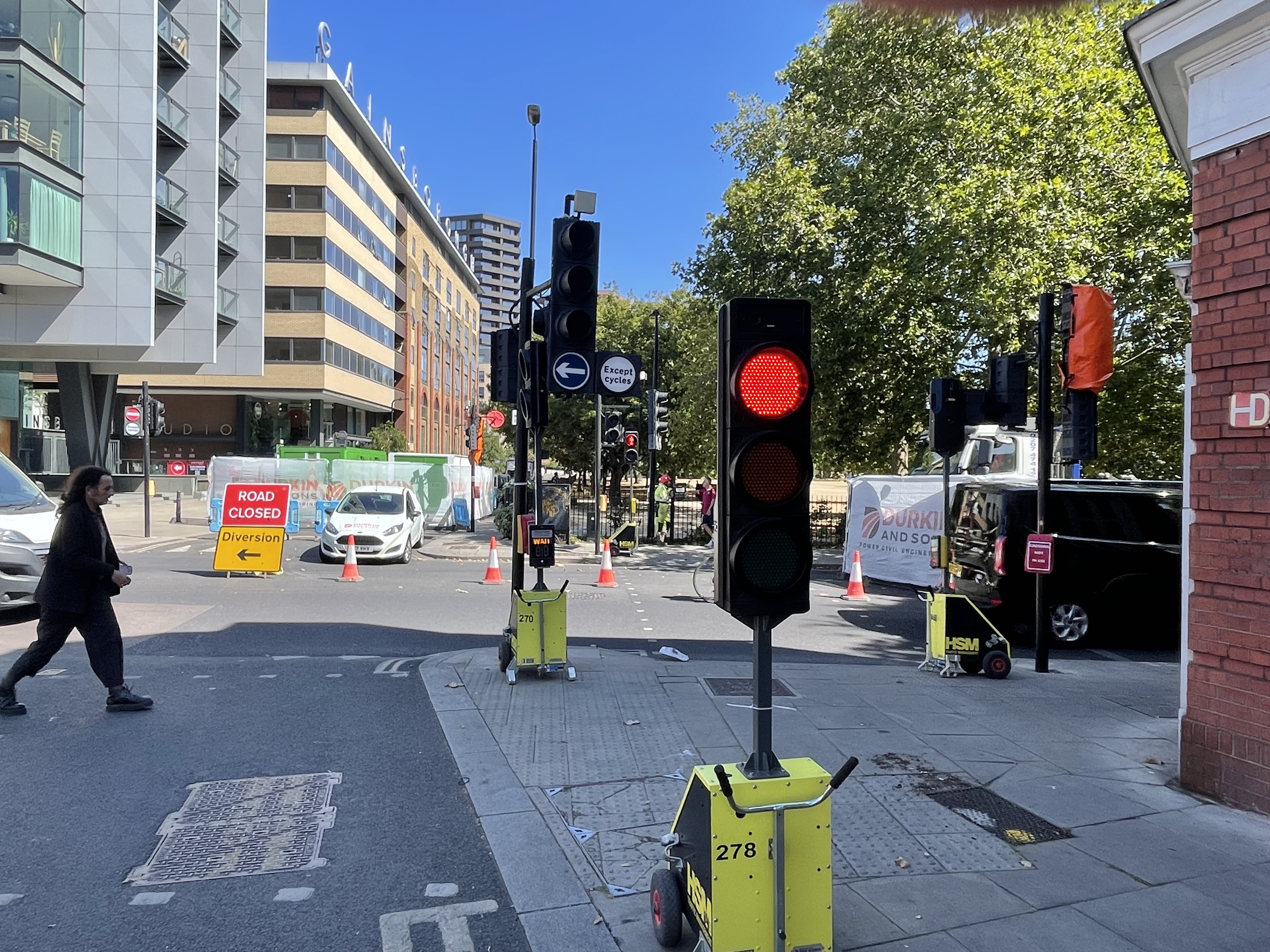 What temporary works can tell you about how different transport modes are valued
