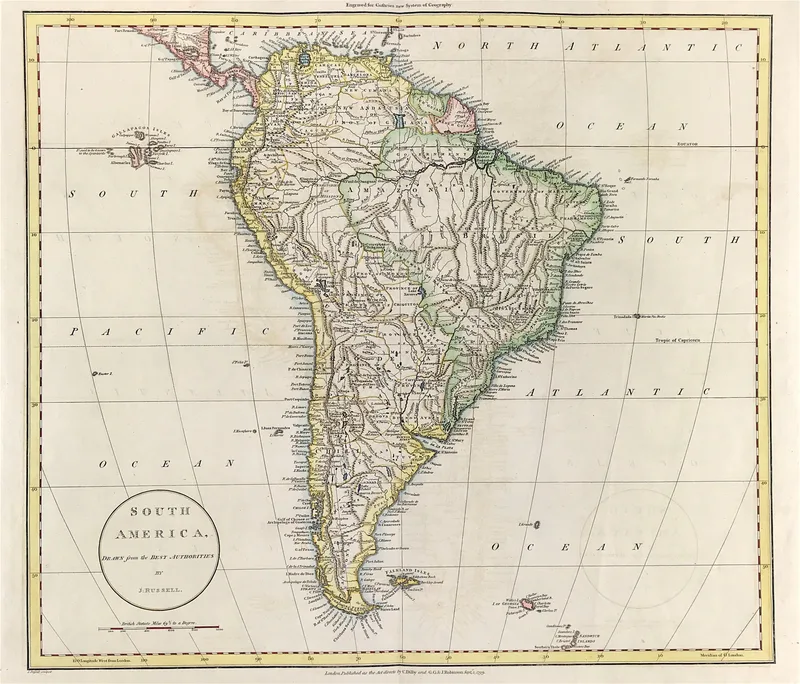 South America Published 1799