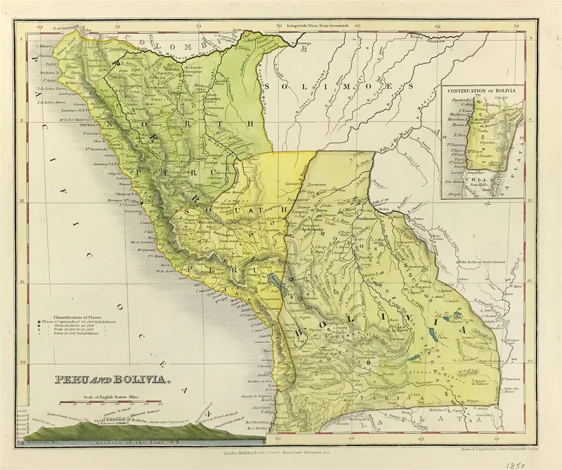 Peru & Bolivia 1840