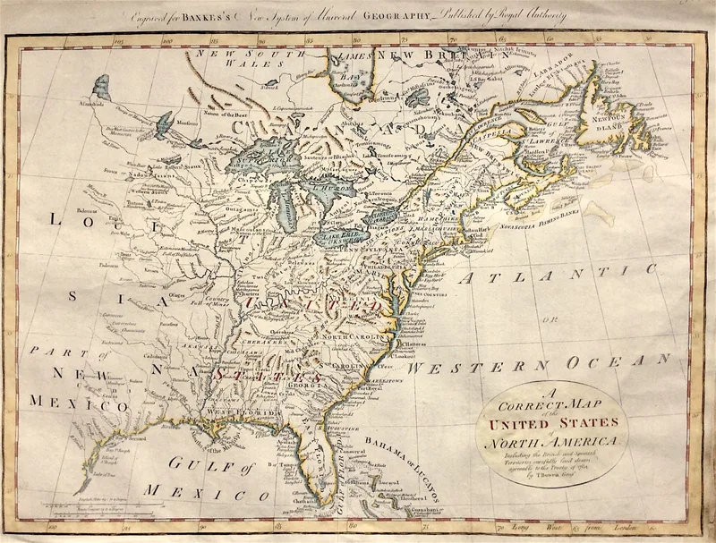 North America c1784- SOLD!