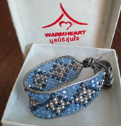 Maya Light Blue Cuff Bracelet