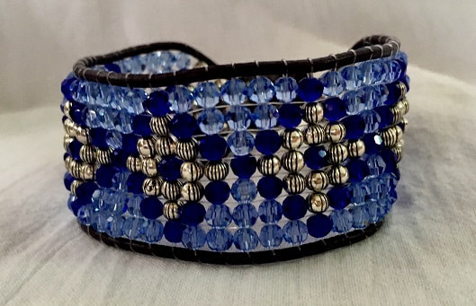 Maya Blue Cuff Bracelet