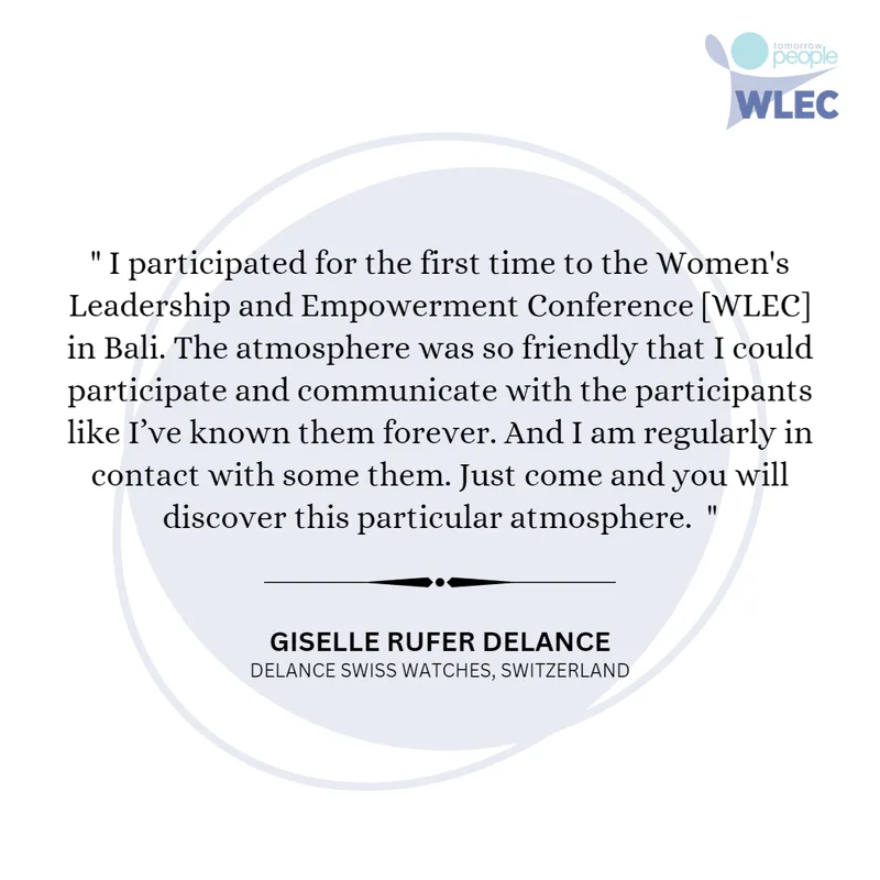 Women's Leadership and Empowerment Conference (WLEC) participant testimonial