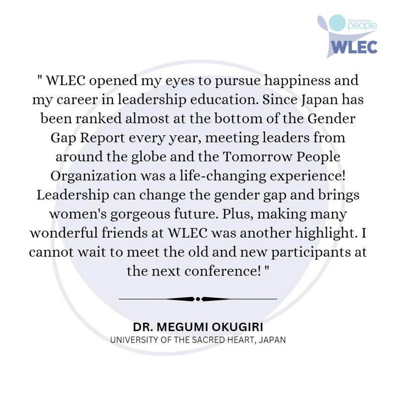 Women's Leadership and Empowerment Conference (WLEC) participant testimonial
