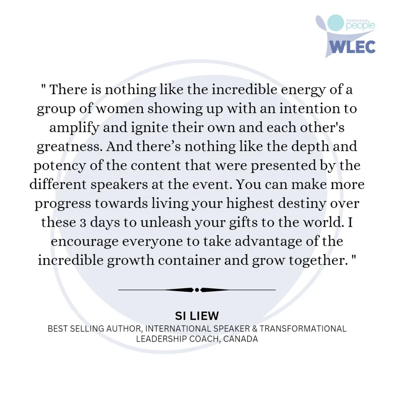 Women's Leadership and Empowerment Conference (WLEC) participant testimonial