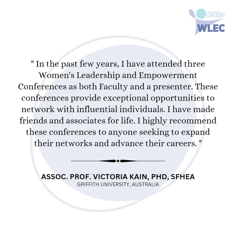 Women's Leadership and Empowerment Conference (WLEC) participant testimonial