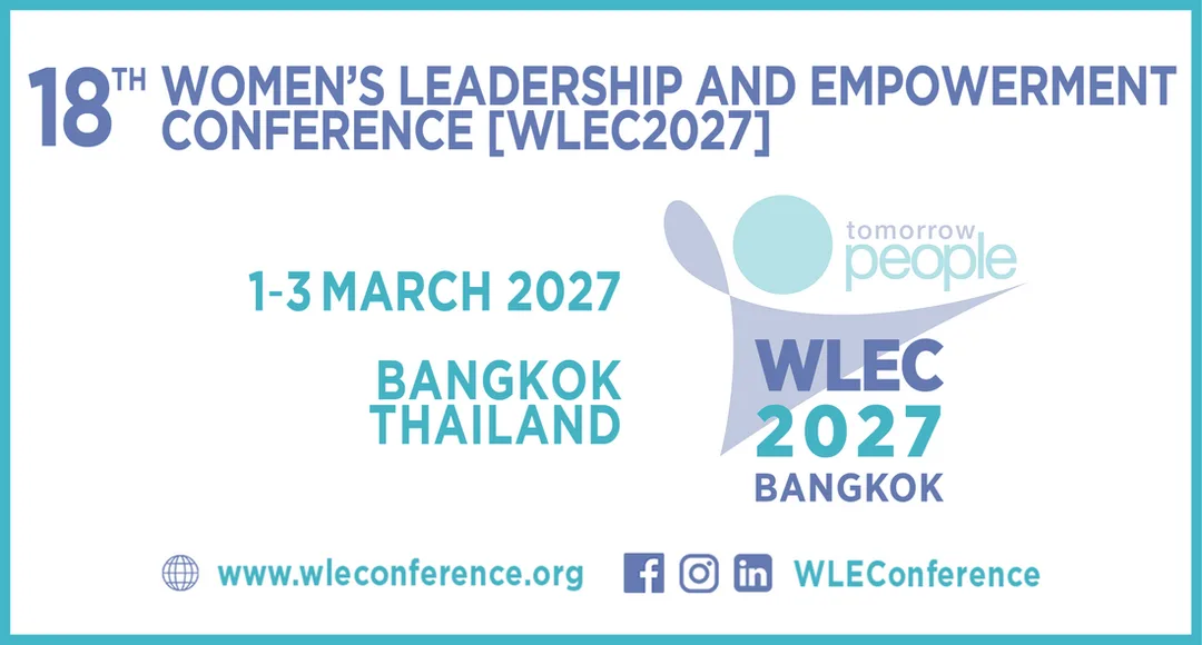 Banner 18th Women's Leadership and Empowerment Conference [WLEC2027], 1-3 March 2027 - Bangkok, Thailand