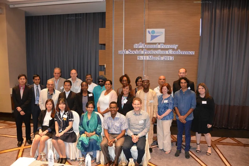 Poverty and Social Protection Conference group conference photo