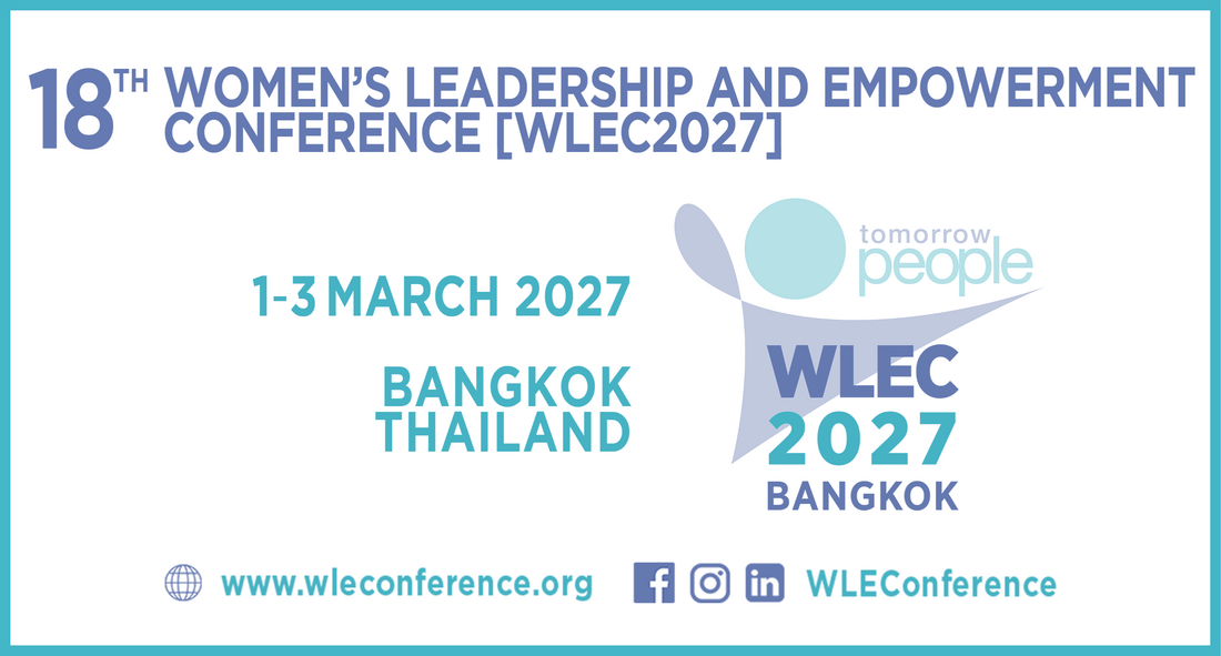 Banner 18th Women's Leadership and Empowerment Conference [WLEC2027], 1-3 March 2027 - Bangkok, Thailand