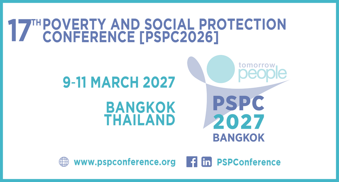 Banner 17th Poverty and Social Protection Conference [PSPC2027], 9-11 March 2027 - Bangkok, Thailand