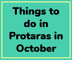 Things to do in Protaras in October
