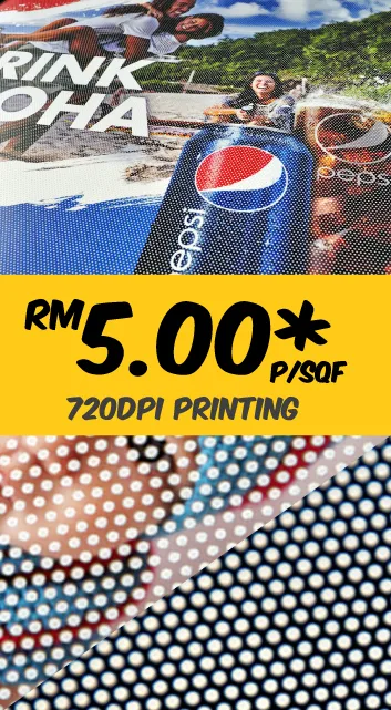 Perforated Window Sticker