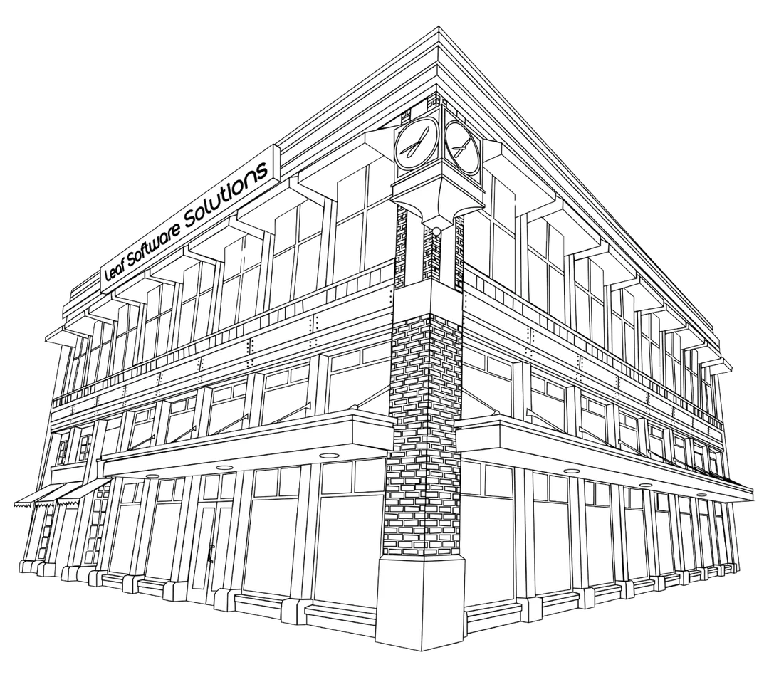 Leaf Building Black