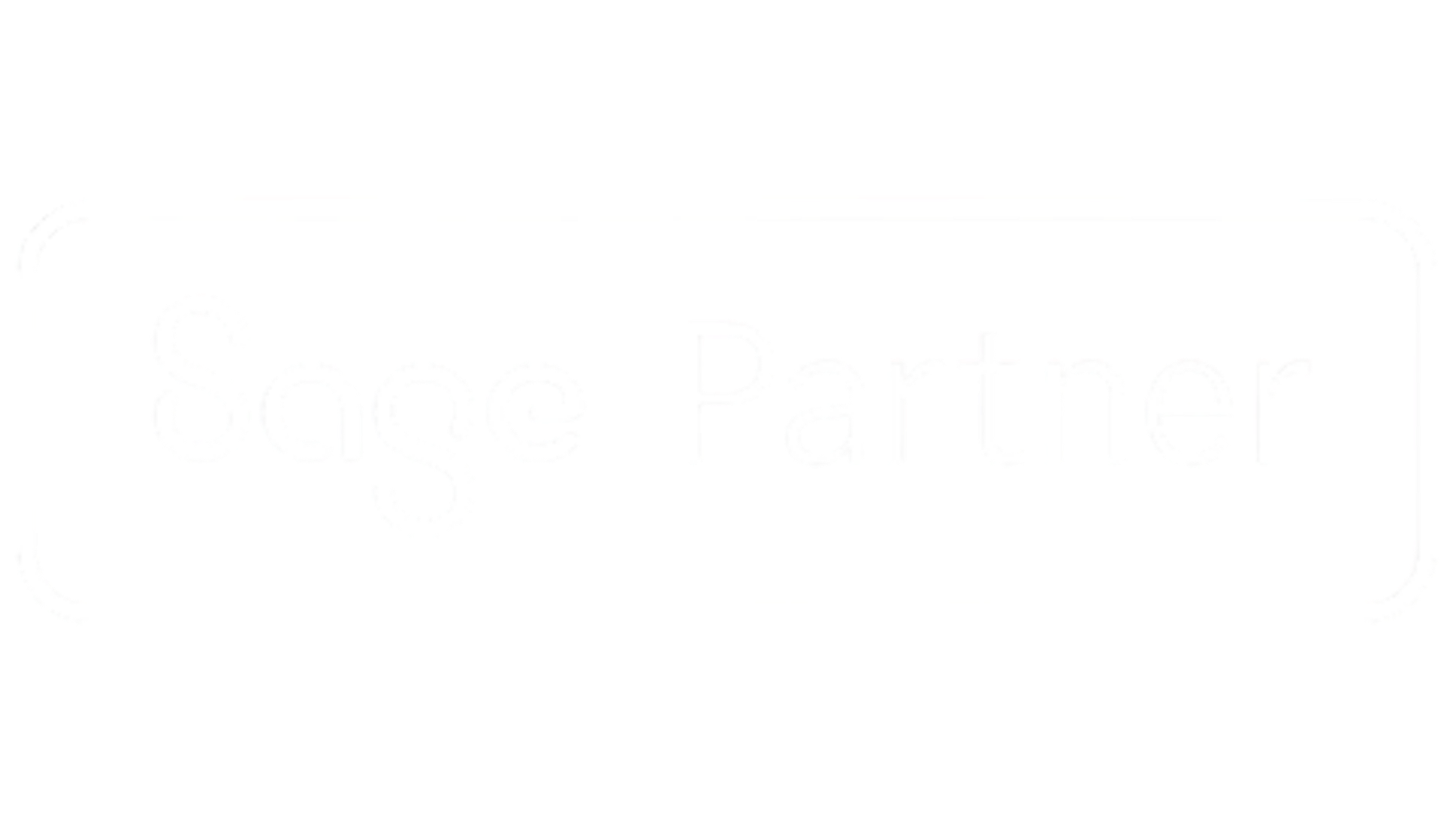 Sage Intacct Partner Badge - White