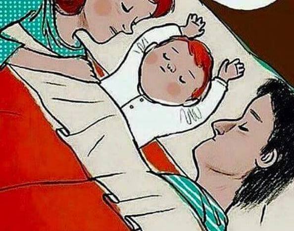 La cama de los padres