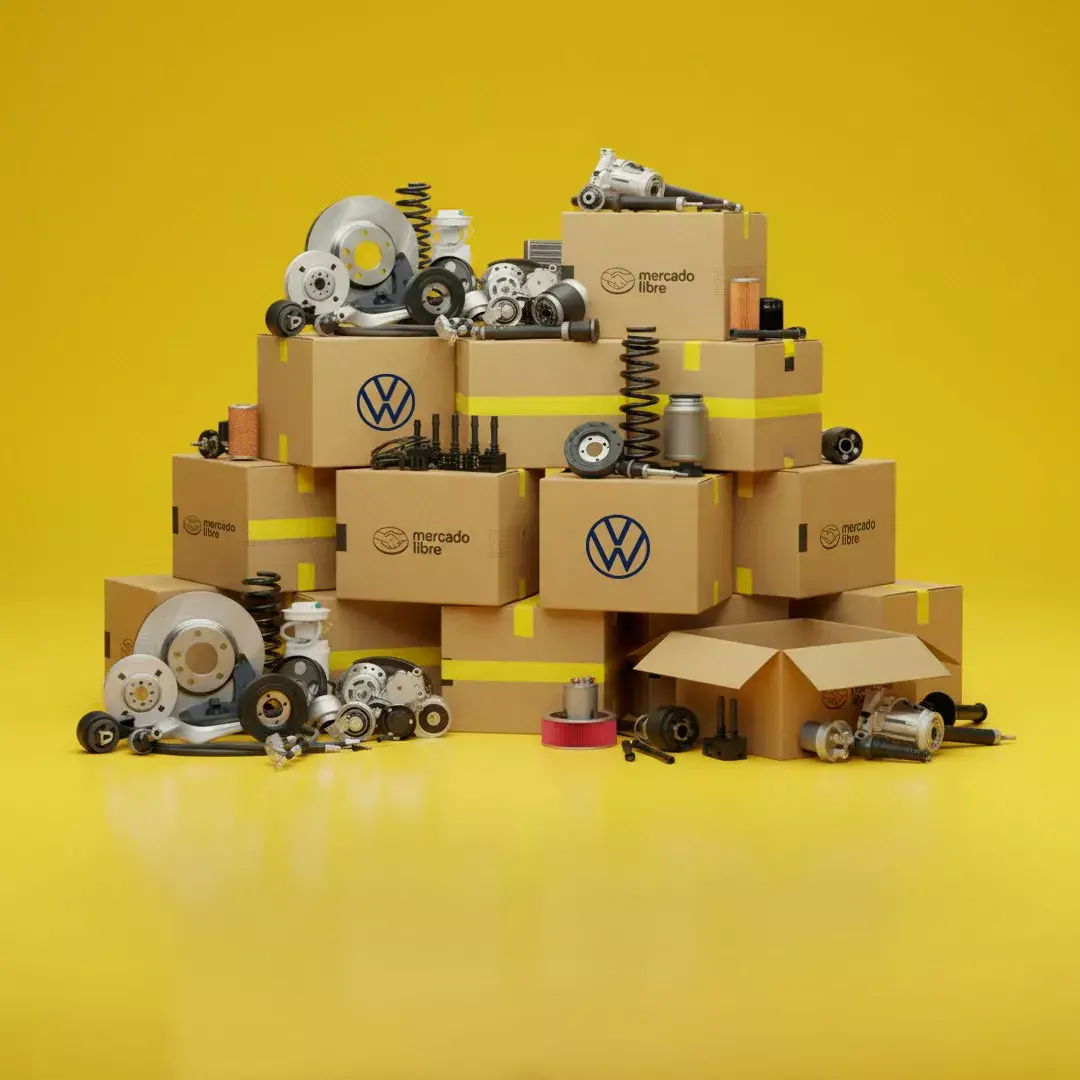 Volkswagen lanza tienda de refacciones en línea, en alianza con Mercado Libre.
