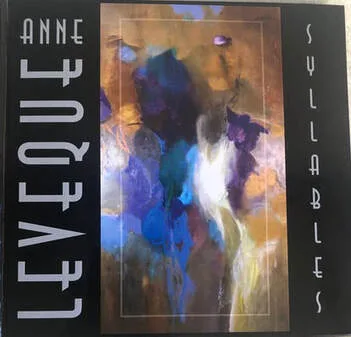 A photo of the book cover of Anne Leveque's Syllables