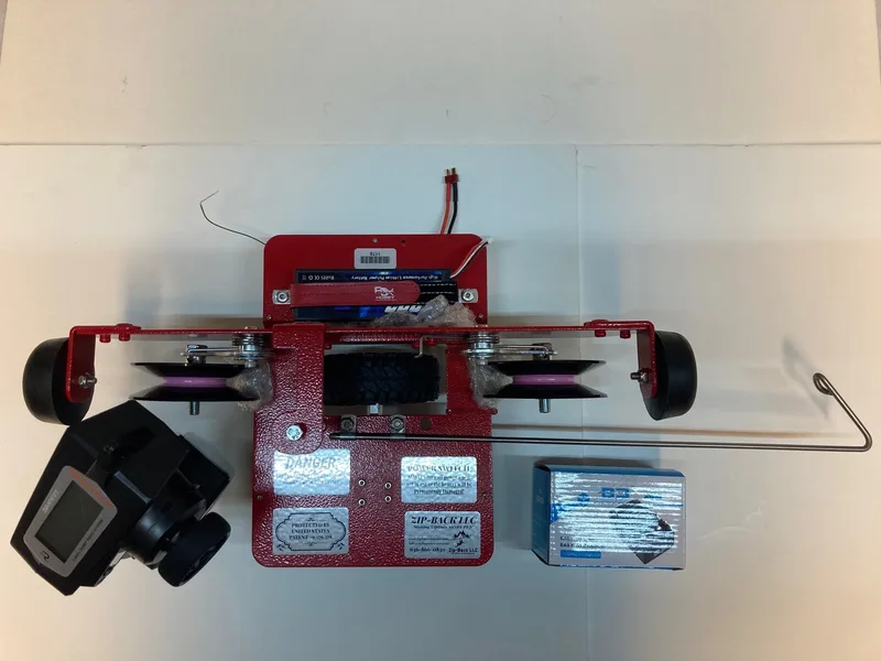 Long Range Red Retriever system - For zip lines up to 800 meters (2600 Feet)
