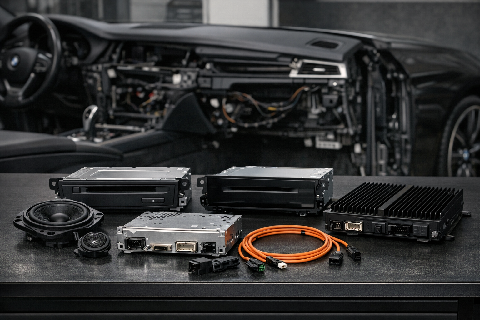 BMW MGU and EVO Audio Systems Explained: Head Units, RAM Modules and Speaker Upgrade Options

