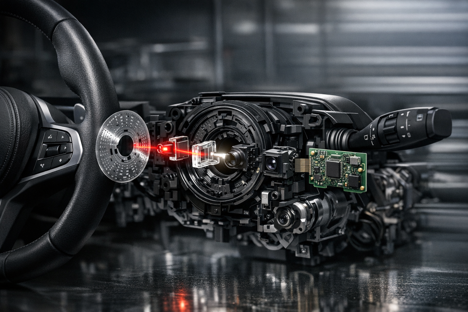 BMW Steering Angle Sensor: How the Optical Lenkwinkelsensor Works

