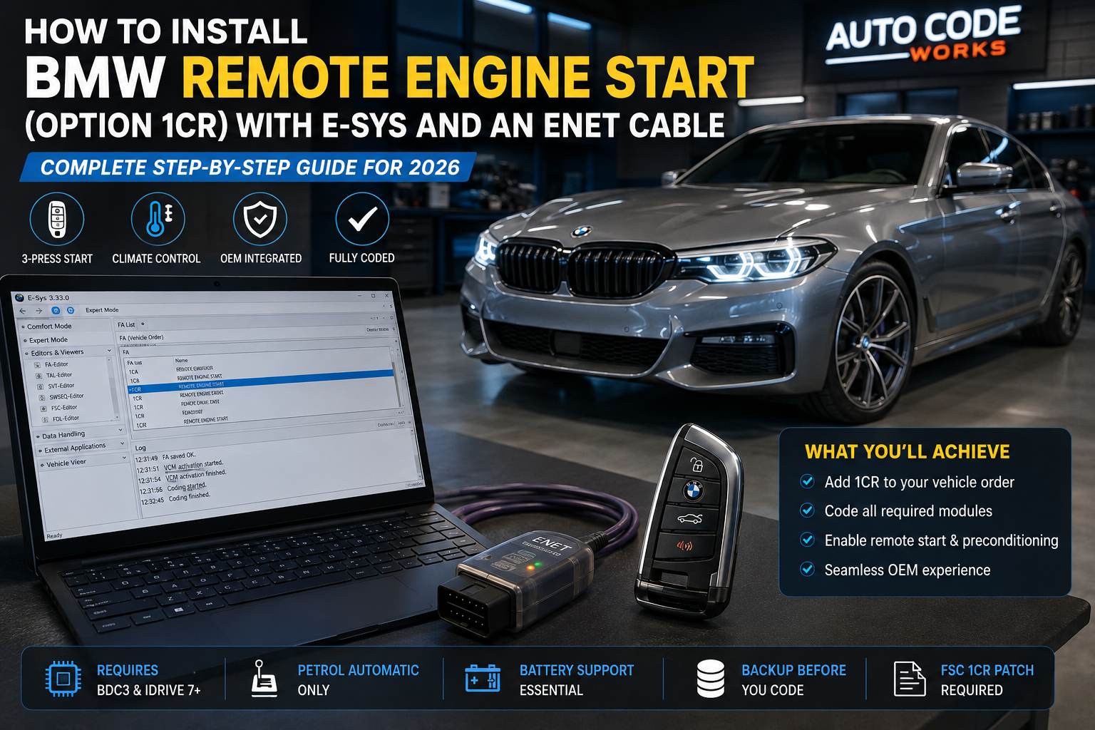 BMW Remote Engine Start 1CR