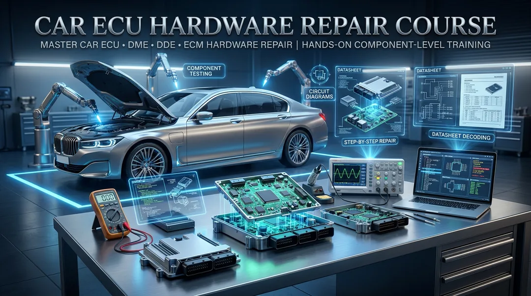 Automotive ECU hardware repair training course