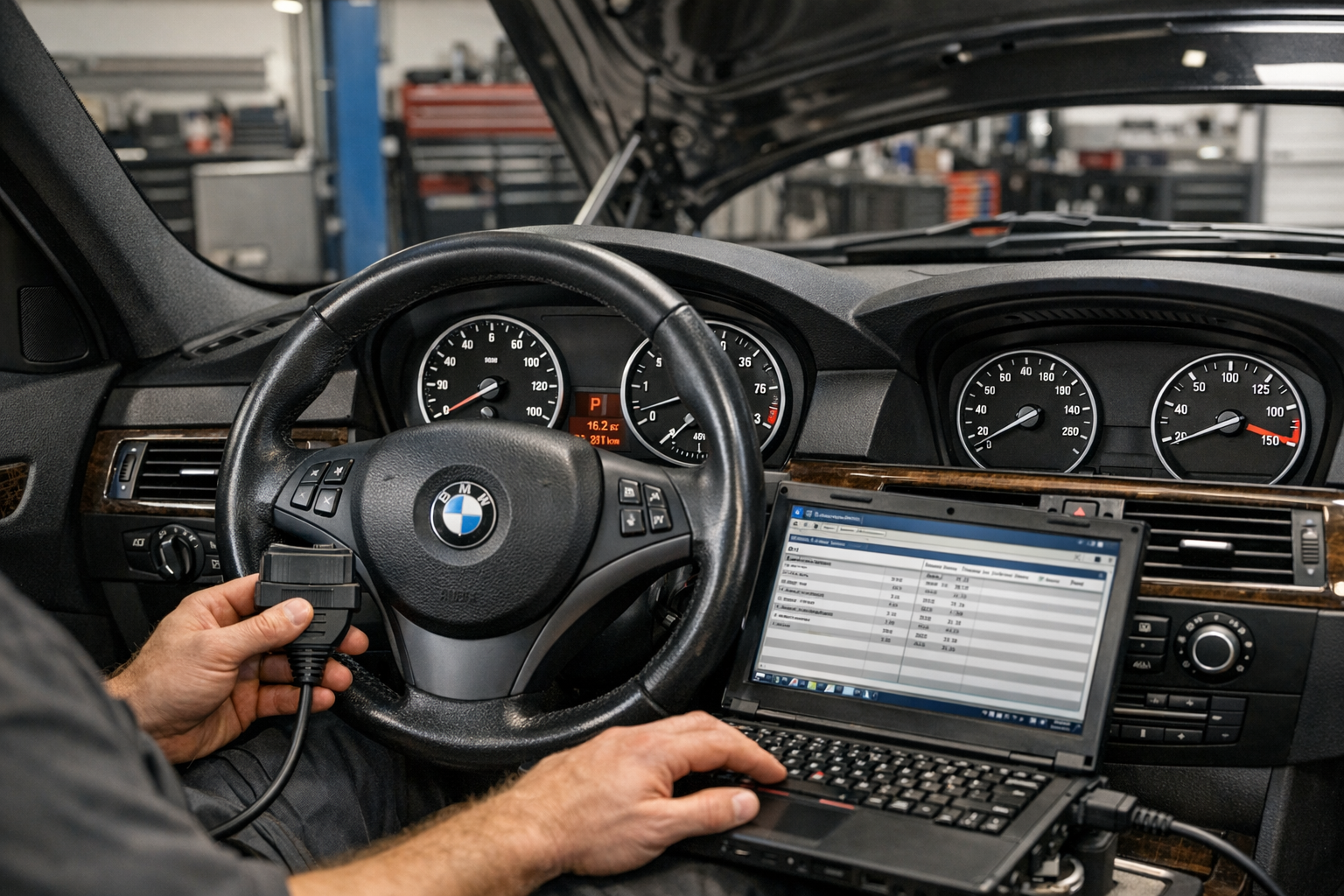 How to Code Engine Oil Temperature Instead of Instant Fuel Consumption on BMW E60 and E90

