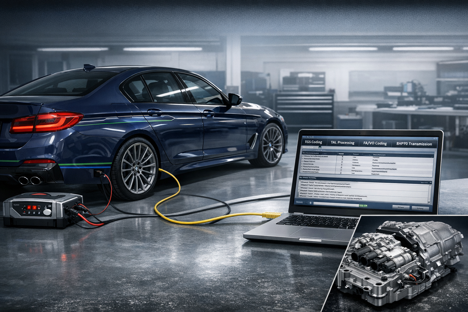 Coding Alpina Sport Software to the BMW 8HP70 Automatic Transmission

