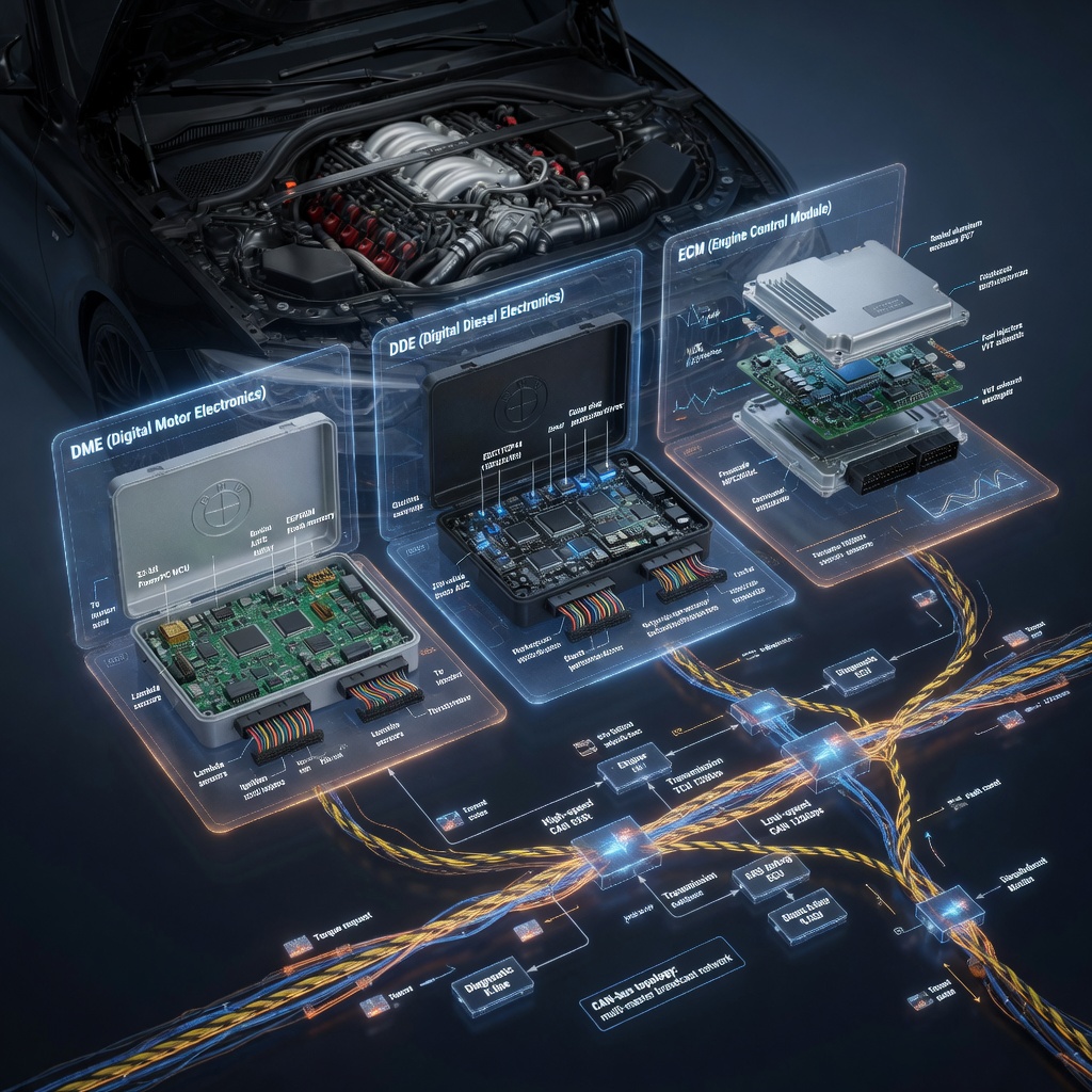 DME DDE ECM & CAN-Bus Explained: Real Tuner’s Guide to Engine Control

