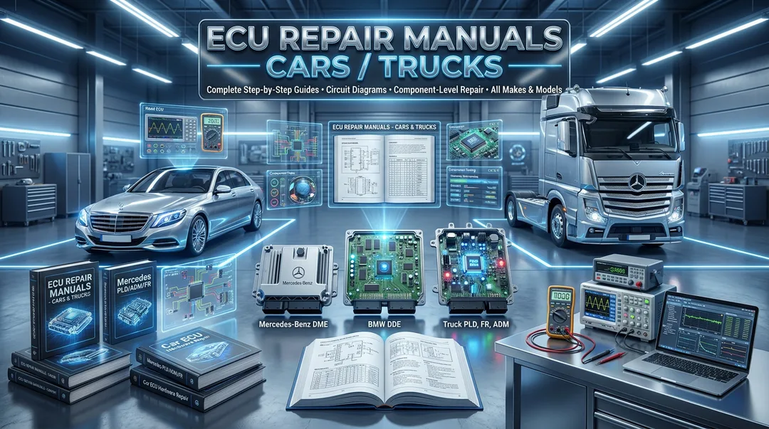 ECU repair manuals for cars and trucks