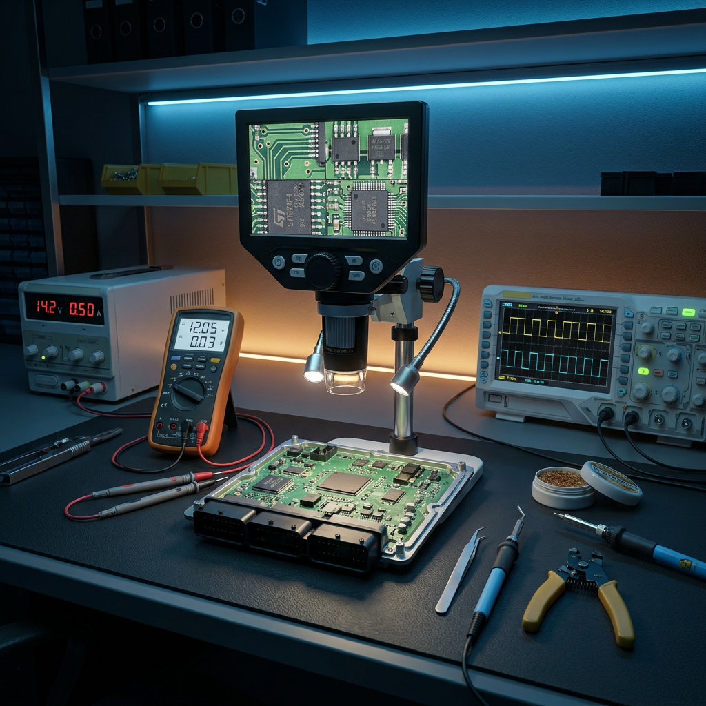 ECU Power Supply Repair & Testing Guide: Voltage Regulators & Circuits