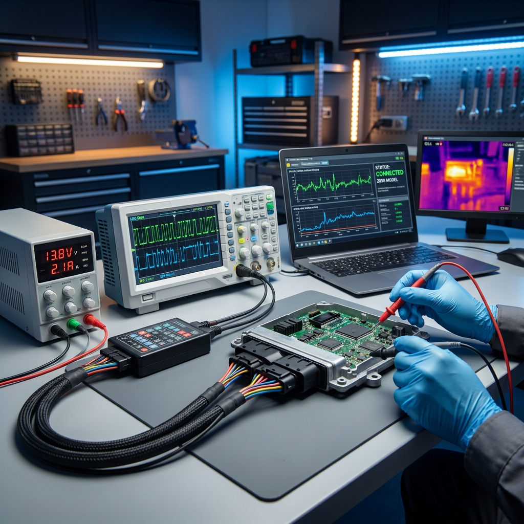 ECU Bench Testing: What Actually Happens Before a Module Goes Back Into Your Car