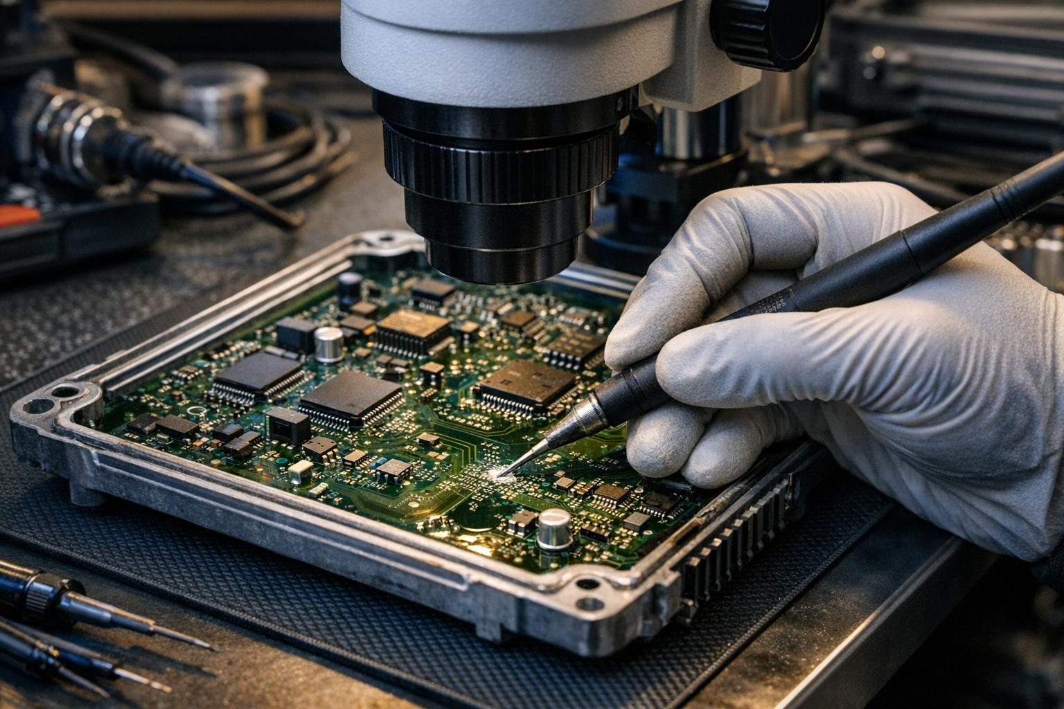 ECU Conformal Coating: Removal, Inspection, and Reapplication
