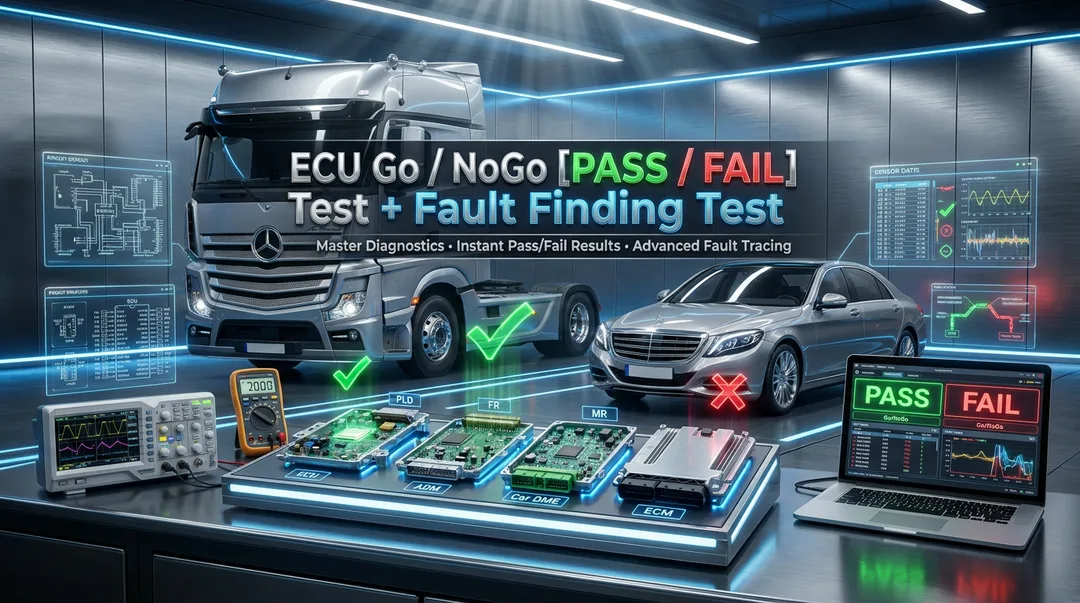 ECU pass fail testing and automotive fault finding course