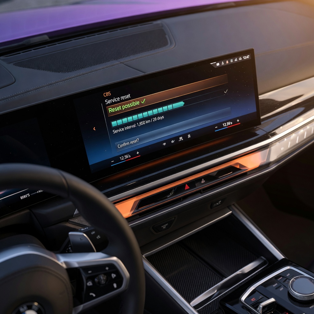 BMW F-Series CBS Service Reset Guide