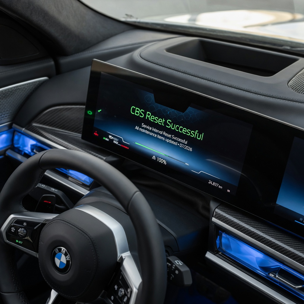 How to Reset Your BMW G-Model Service Interval Yourself (No Tools Needed)