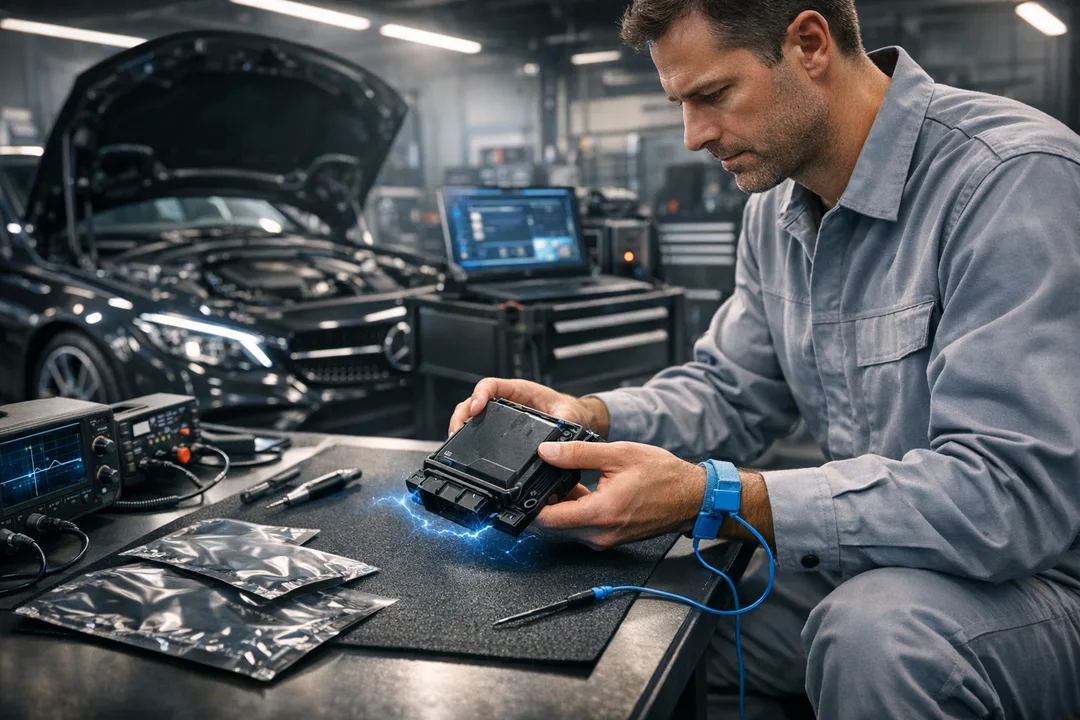 Information on Preventing Damage to Electronic Components from Electrostatic Discharge