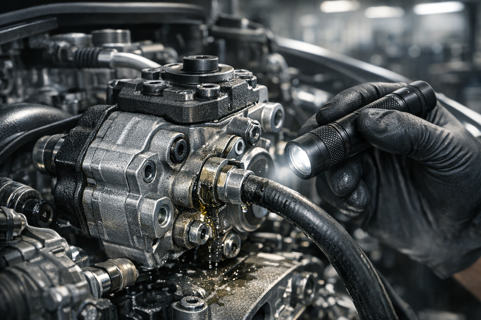 Mercedes-Benz High-Pressure Fuel Pump Leak: Causes, Diagnosis and Repair Guide
