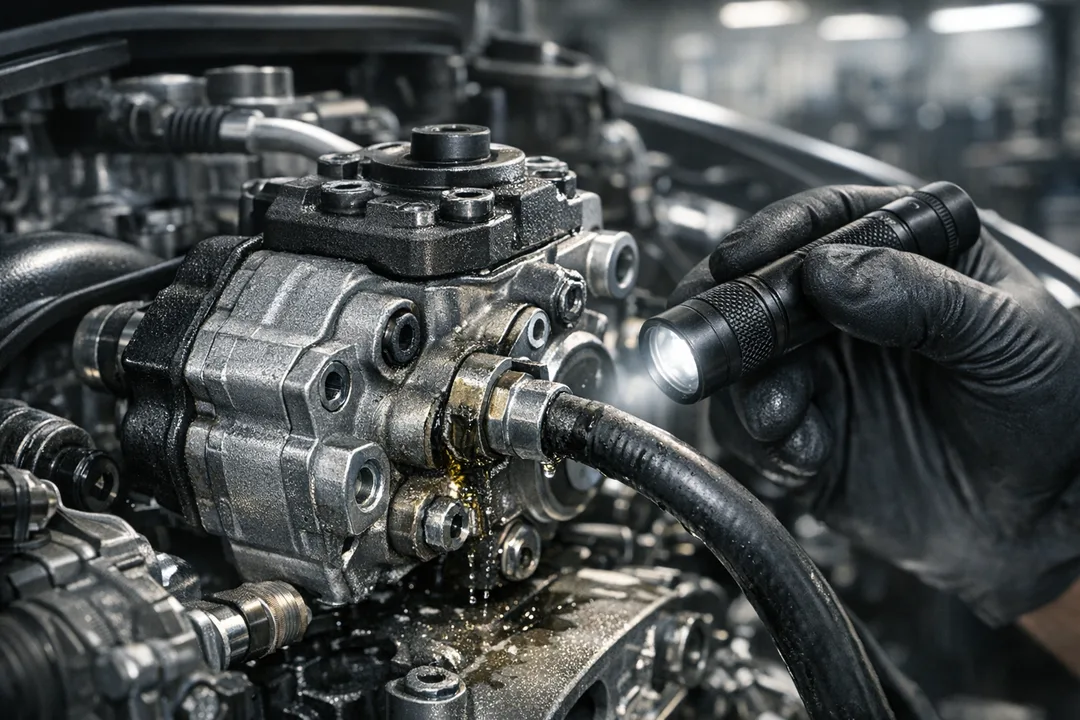 Mercedes-Benz Fuel Loss in High-Pressure Pump Area