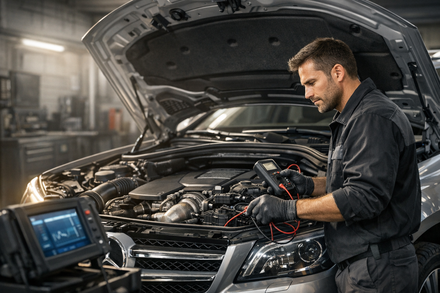 Mercedes-Benz GL350 MAF Sensor Fault: Blown Fuse and Intake Manifold Actuator Repair


