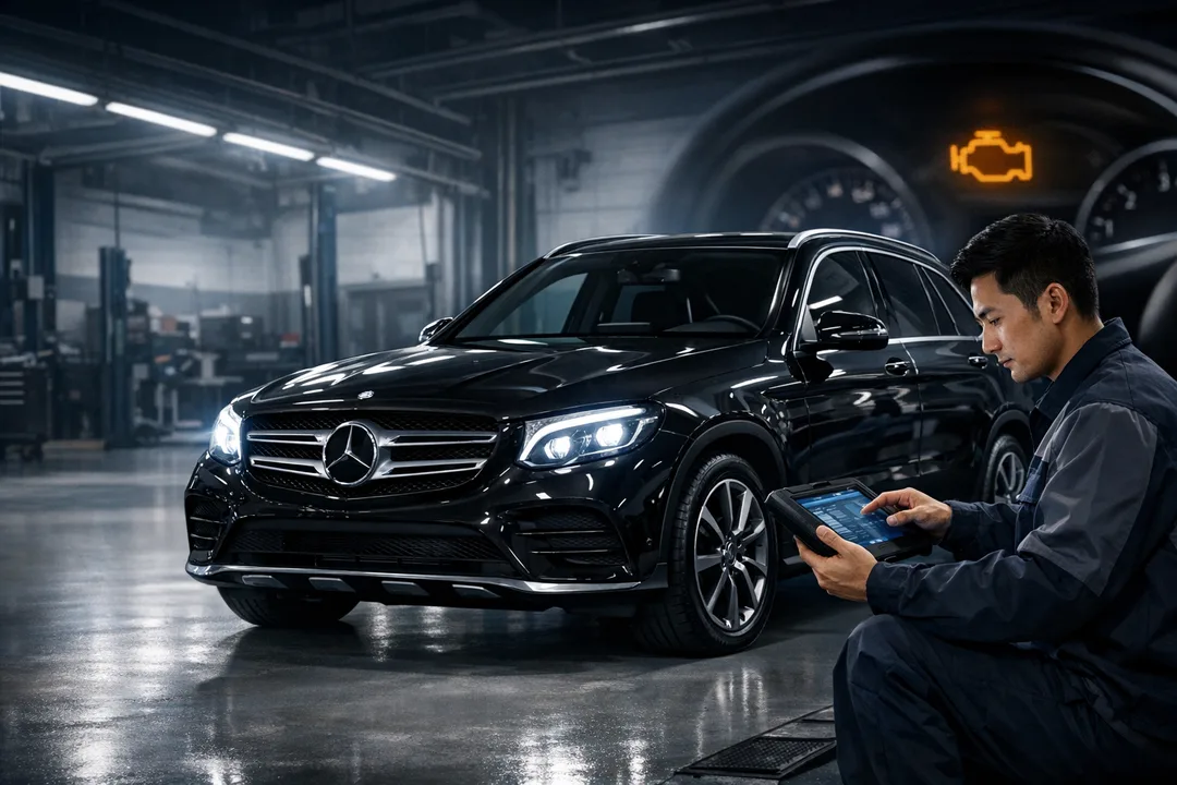 Mercedes-Benz X253 Engine Malfunction Indicator Light Illuminates Upon Startup: P261029 and Instrument Cluster A1 Software Upgrade