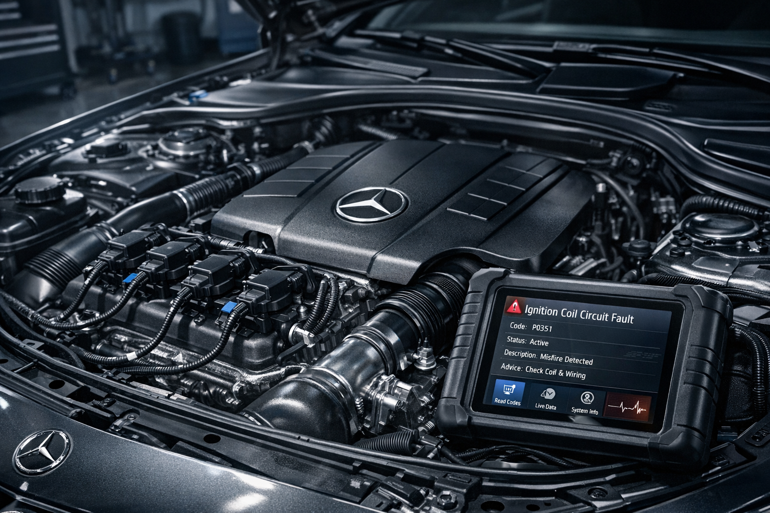 Understanding Mercedes DTCs P2301, P2307, P2310 and P2304

