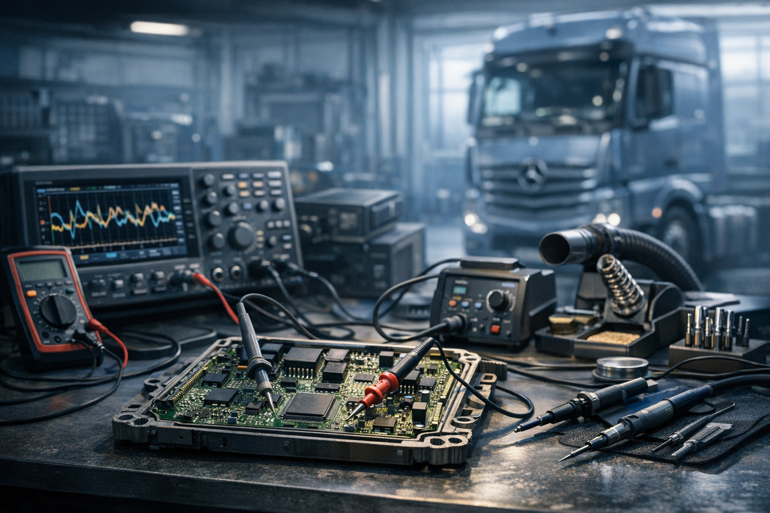 Mercedes Truck ECU Repair Course: Master PLD, FR, MR and ADM Diagnostics
