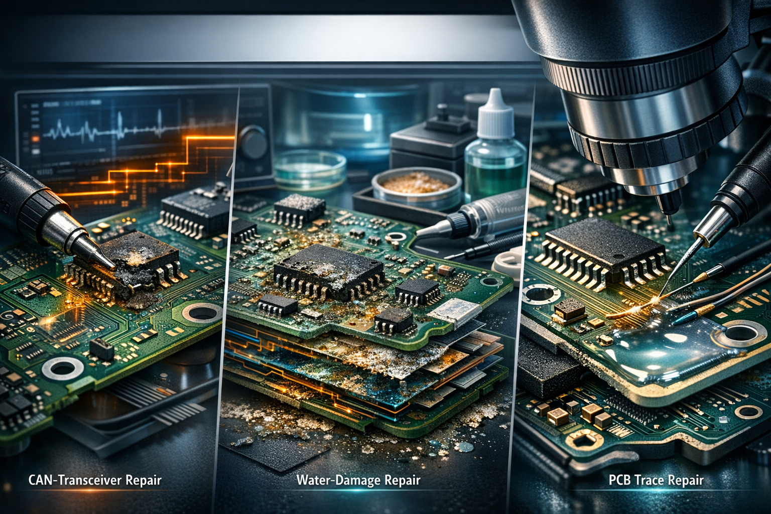 PCB Trace Repair: How to Fix Broken Tracks, Lifted Pads & Save Your ECU
