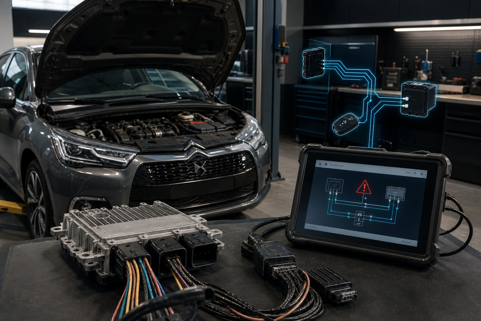 PSA ECU MD1CS003 DTC P1612: Immobilizer Communication Error
