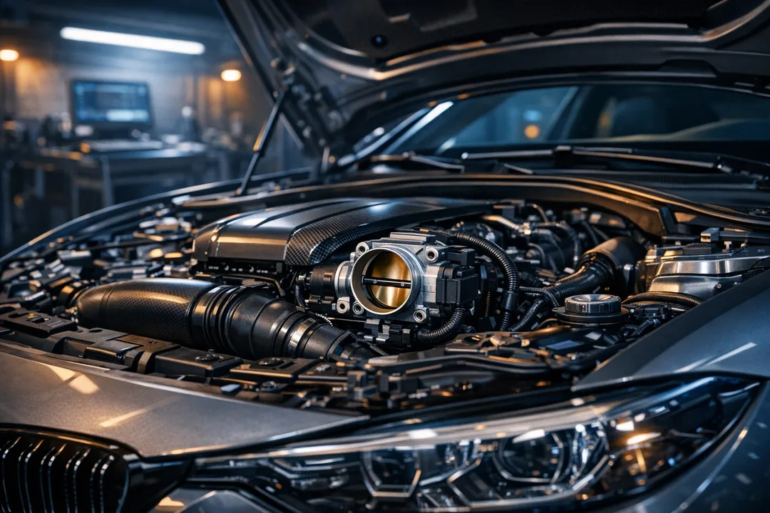Throttle valve adaptation reset without software
