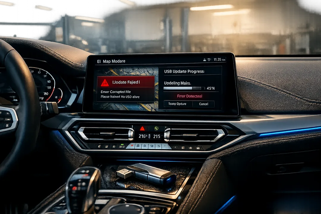 Why Your BMW Map Update Failed - And How to Fix It
