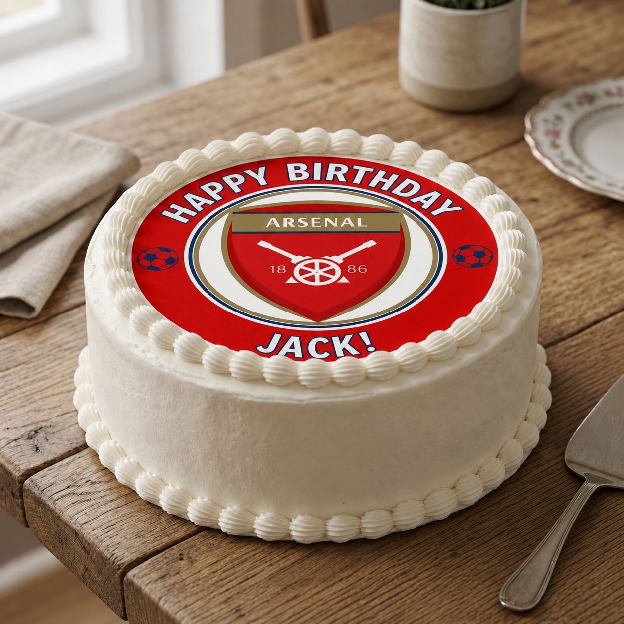 Football Cake & Cupcake Toppers
